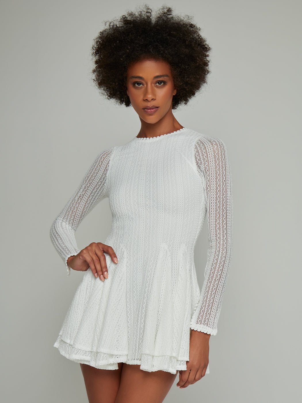 Anora Long Sleeve Ultra Mini Dress - Glory Connection