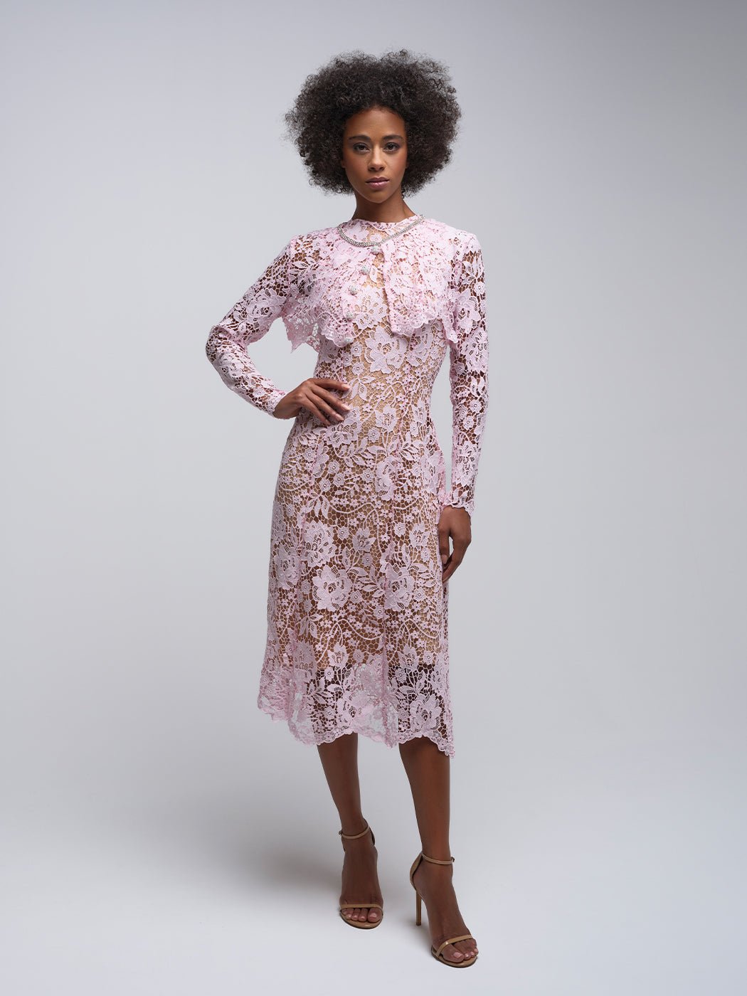 Antonia Lace Midi Dress & Top Set - Glory Connection