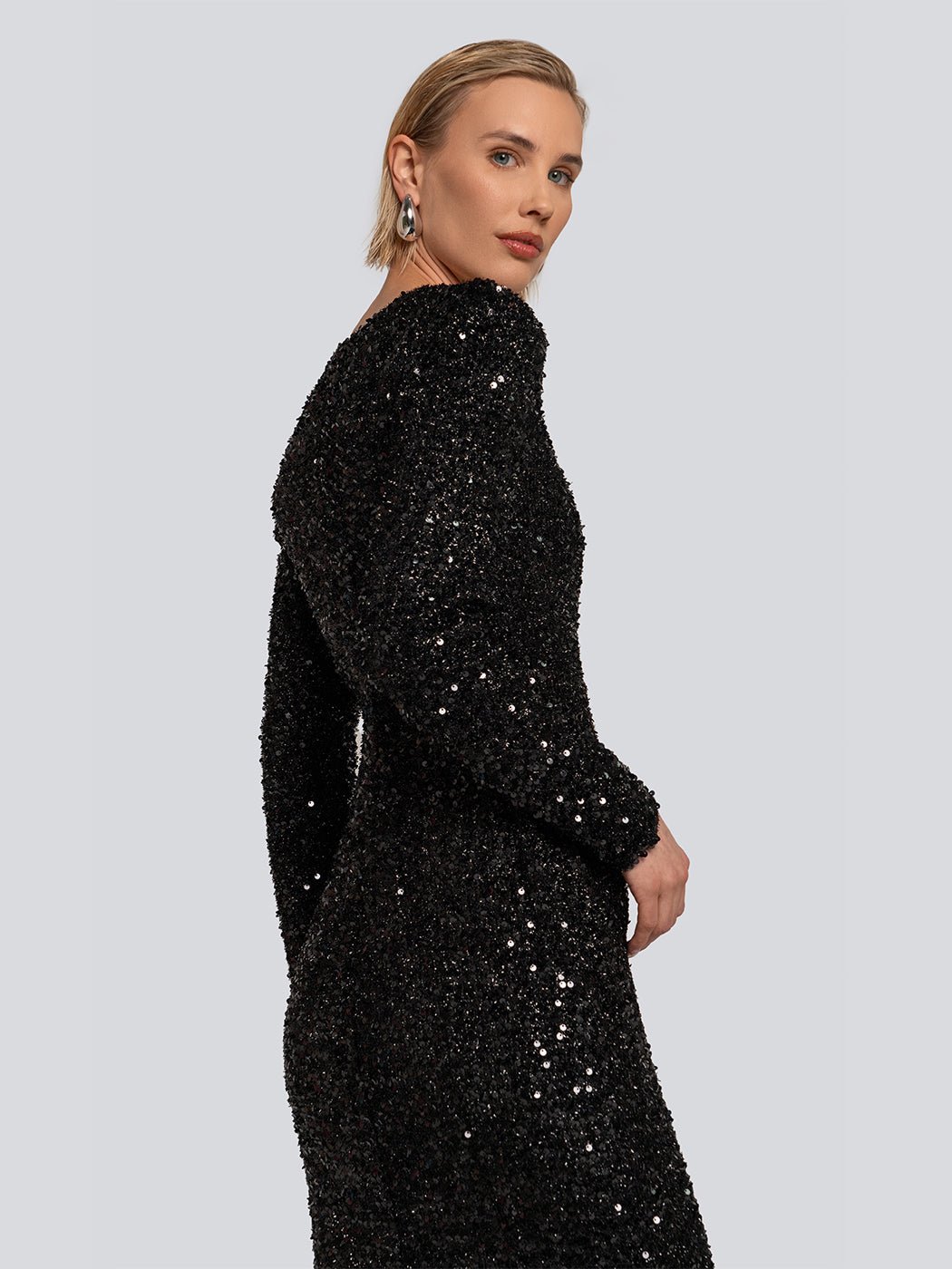 Callie Sweetheart Neckline Sequin Maxi Dress - Glory Connection