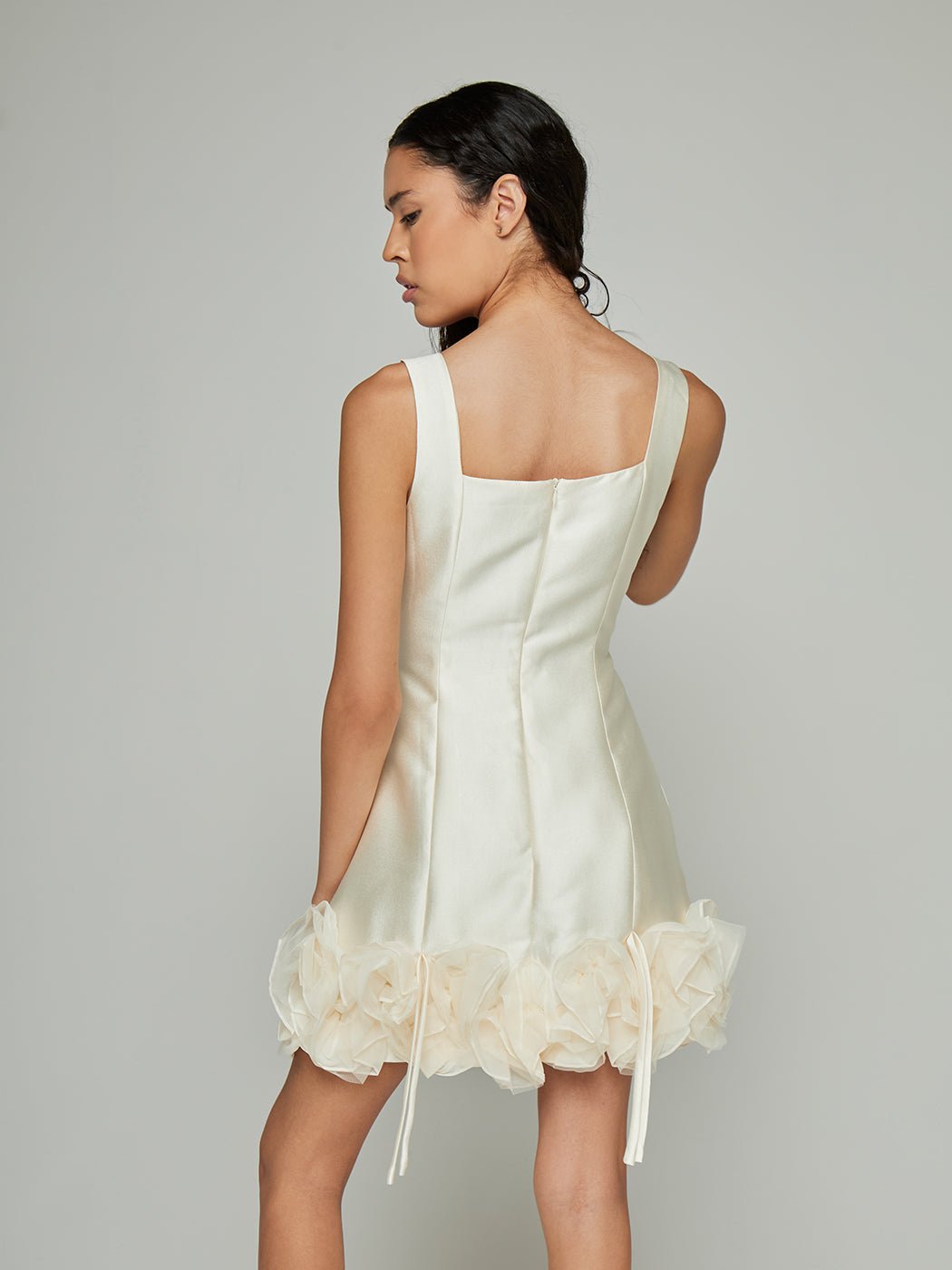 Chantelle Sleeveless Floral Hem Mini Dress - Glory Connection