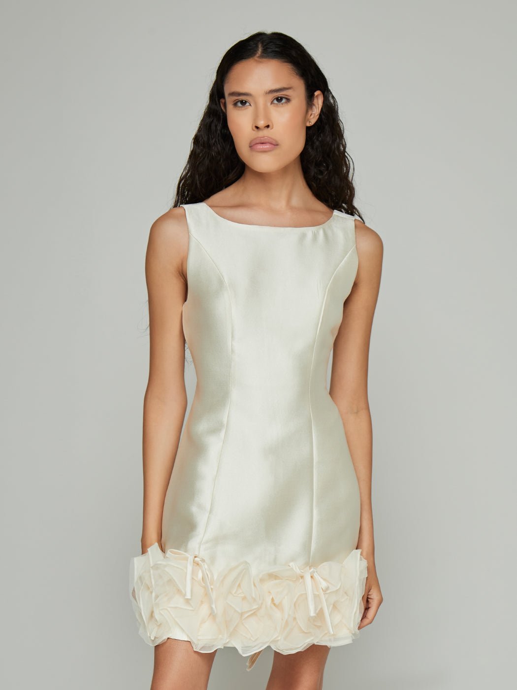 Chantelle Sleeveless Floral Hem Mini Dress - Glory Connection