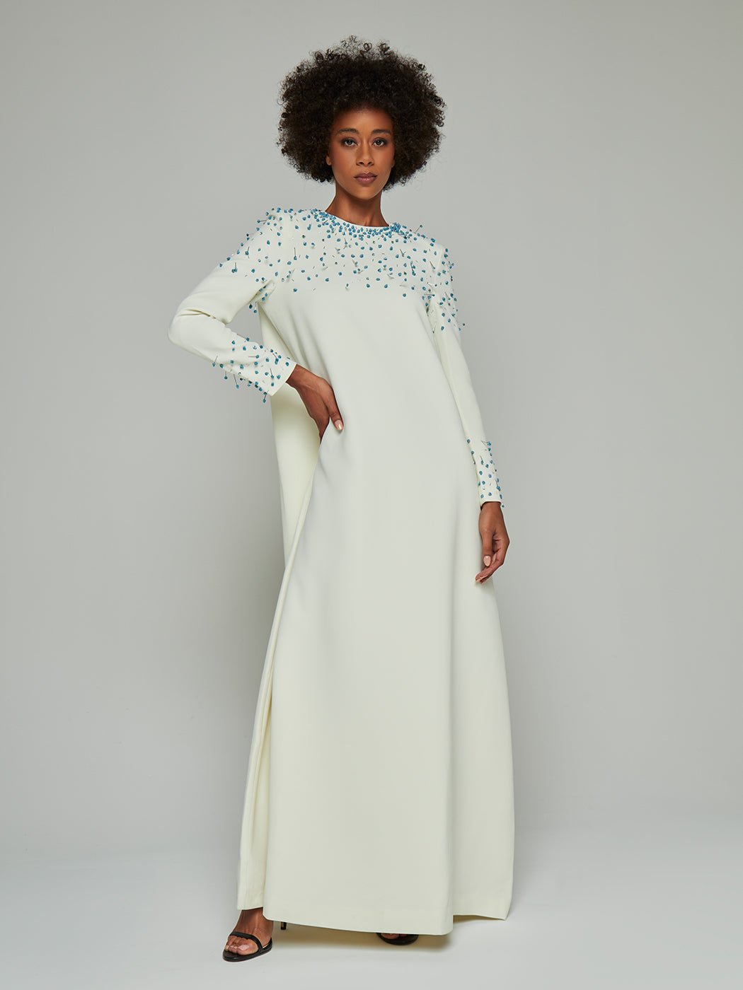 Cilla Pin Embellished Maxi Dress - Glory Connection