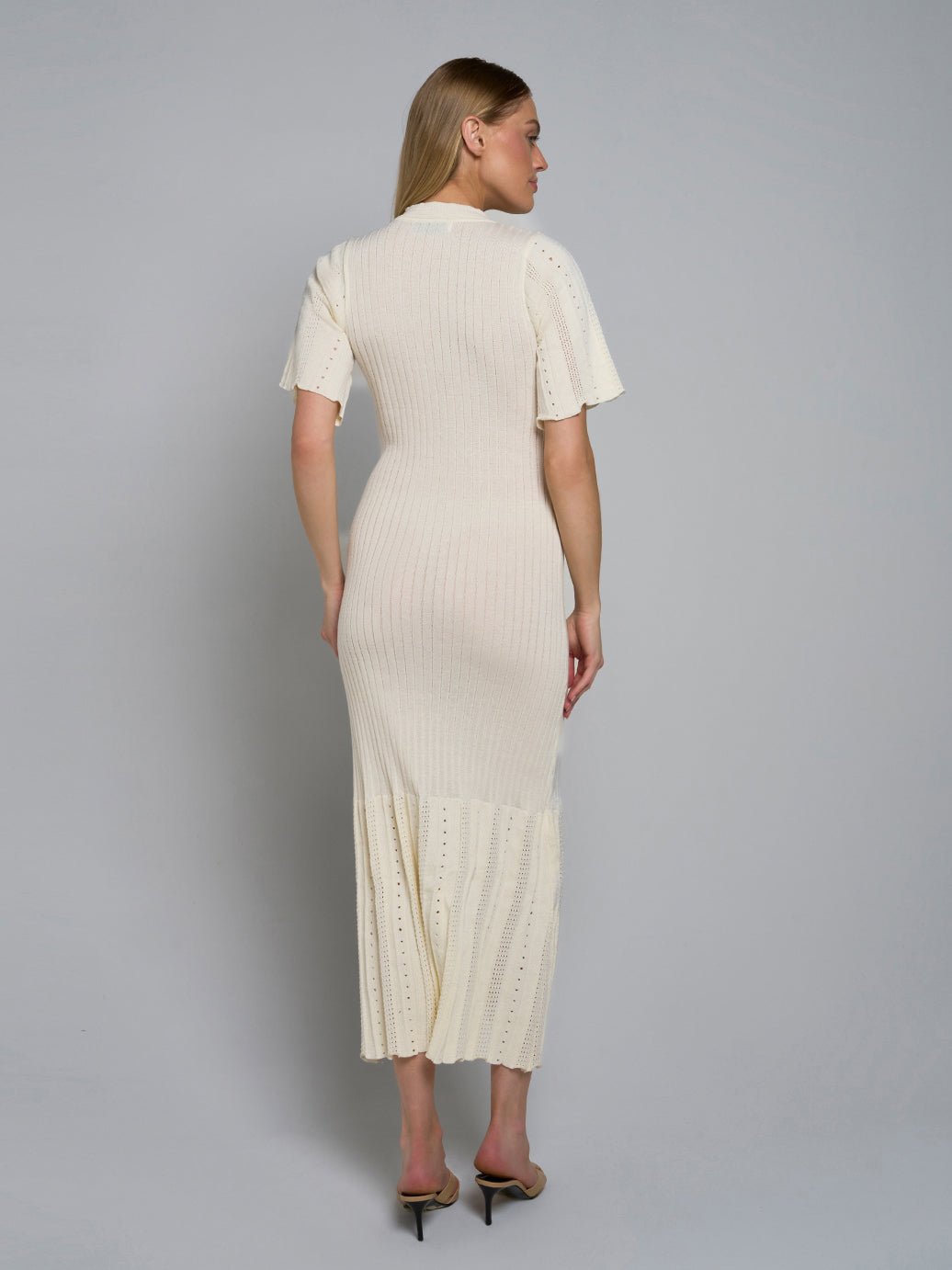 Cynthia Knit Buttoned Maxi Dress - Glory Connection