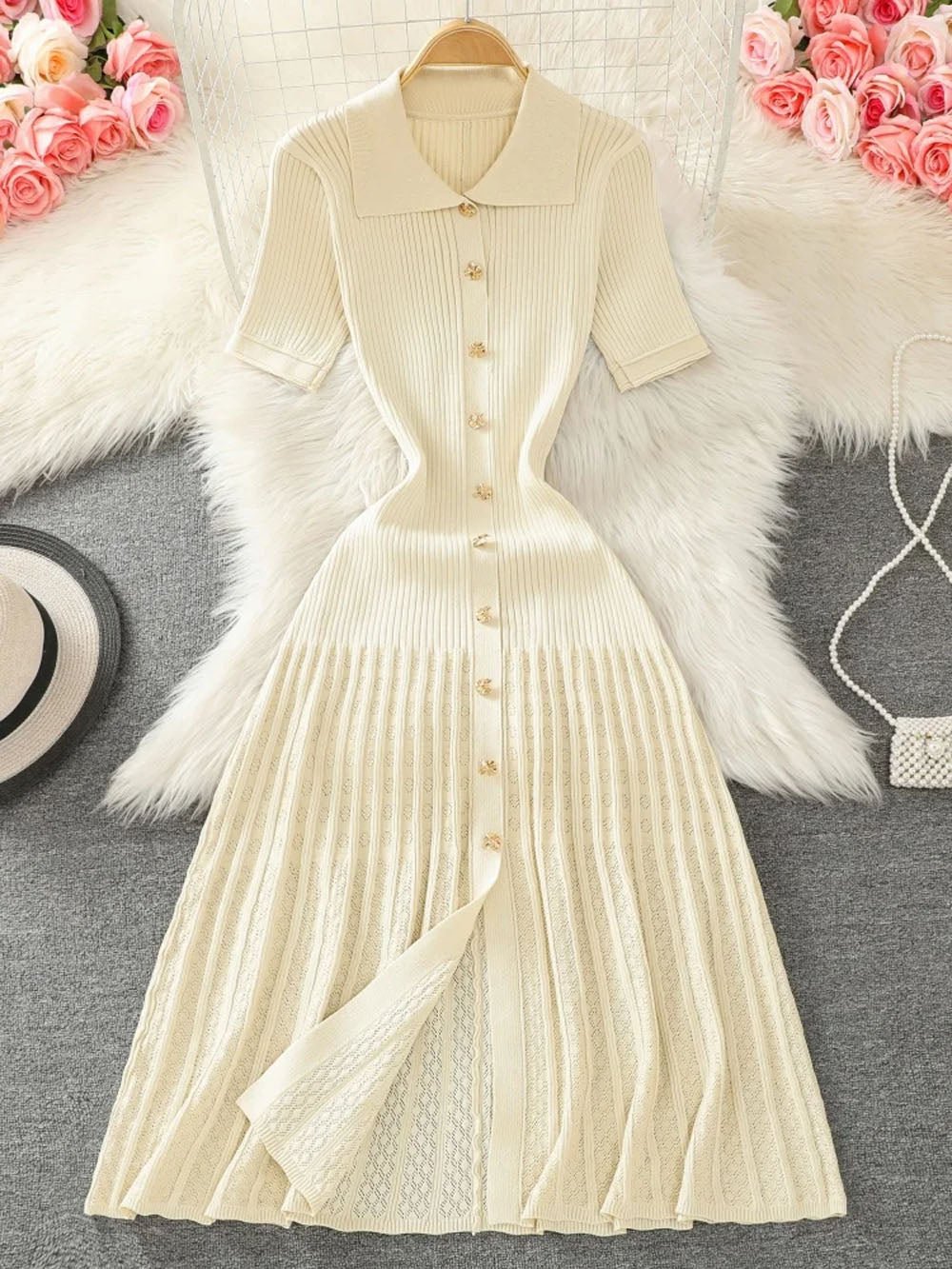 Daniela Single Breasted Midi Dress - Glory Connection
