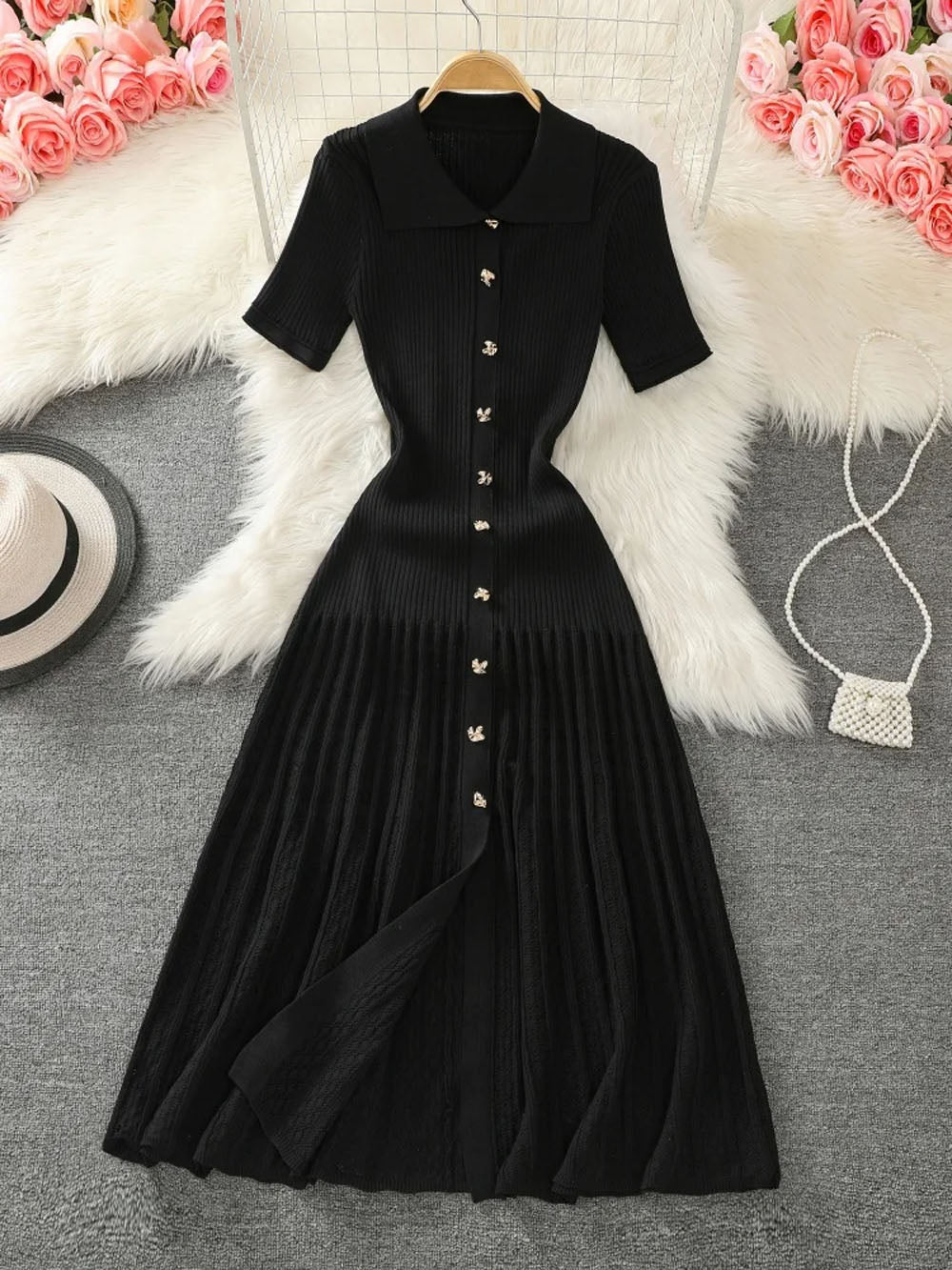 Daniela Single Breasted Midi Dress - Glory Connection