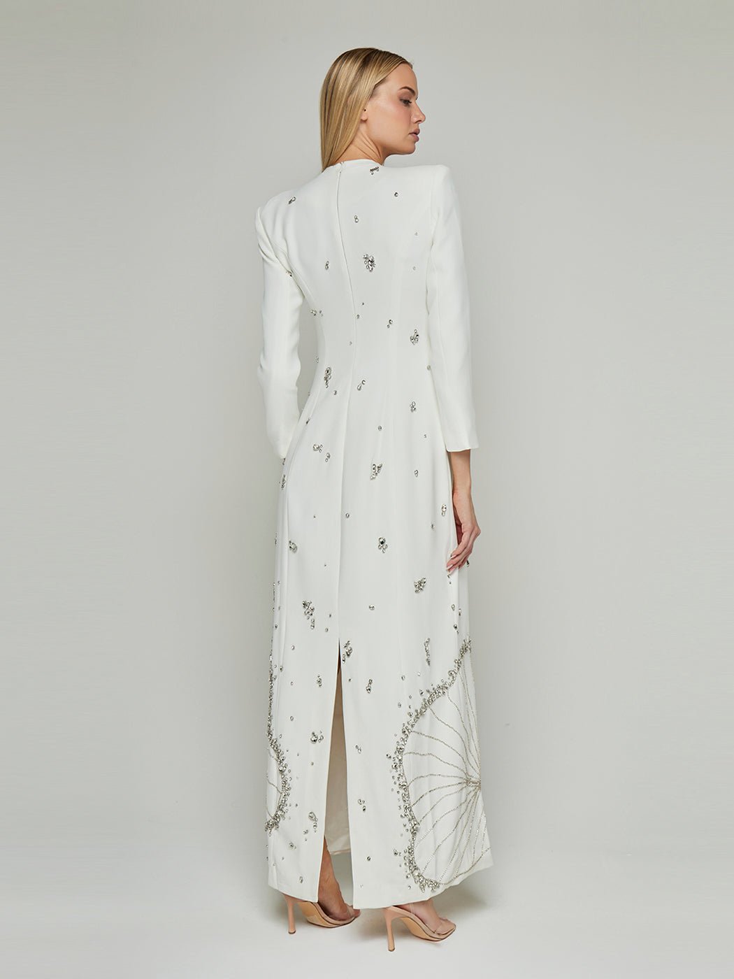 Irulan Rhinestone Embellished Maxi Dress - Glory Connection