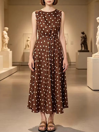 Isla Polka Dot Midi Dress