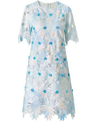 Liana Lace Floral Mini Dress