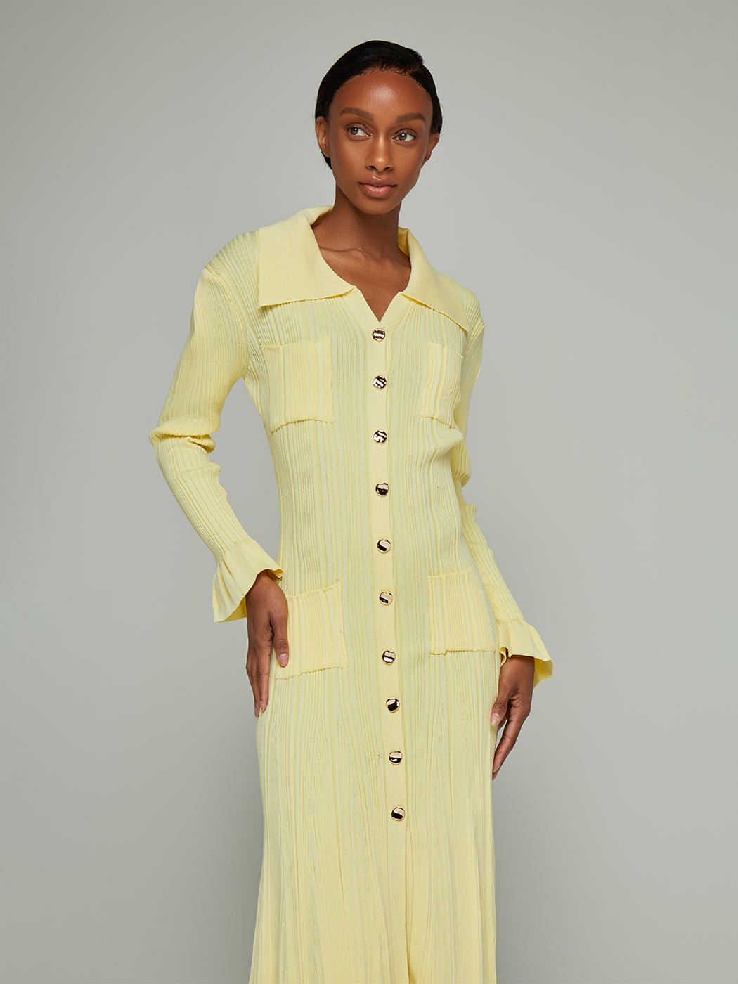Miralith Knit Pleated Maxi Dress - Glory Connection