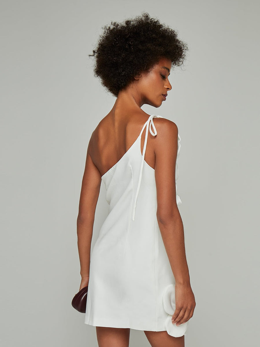 naomi backless mini dress Asymmetric Patchwork Dress, White / XS silhouette:Bodycon Strapless bra options for Size:4XL Garment Measurements How to