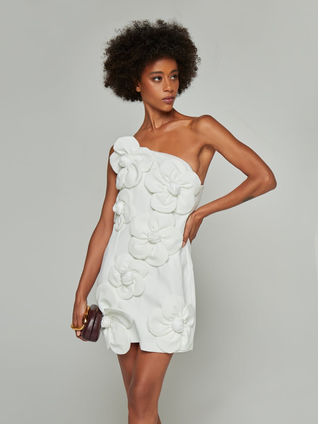 Naomi Asymmetric Patchwork Mini Dress - Glory Connection