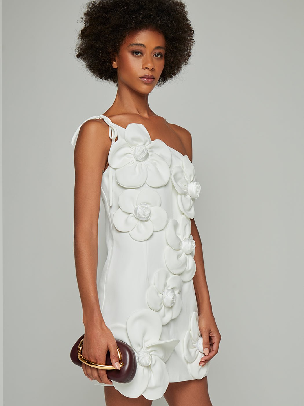 Naomi Asymmetric Patchwork Mini Dress - Glory Connection