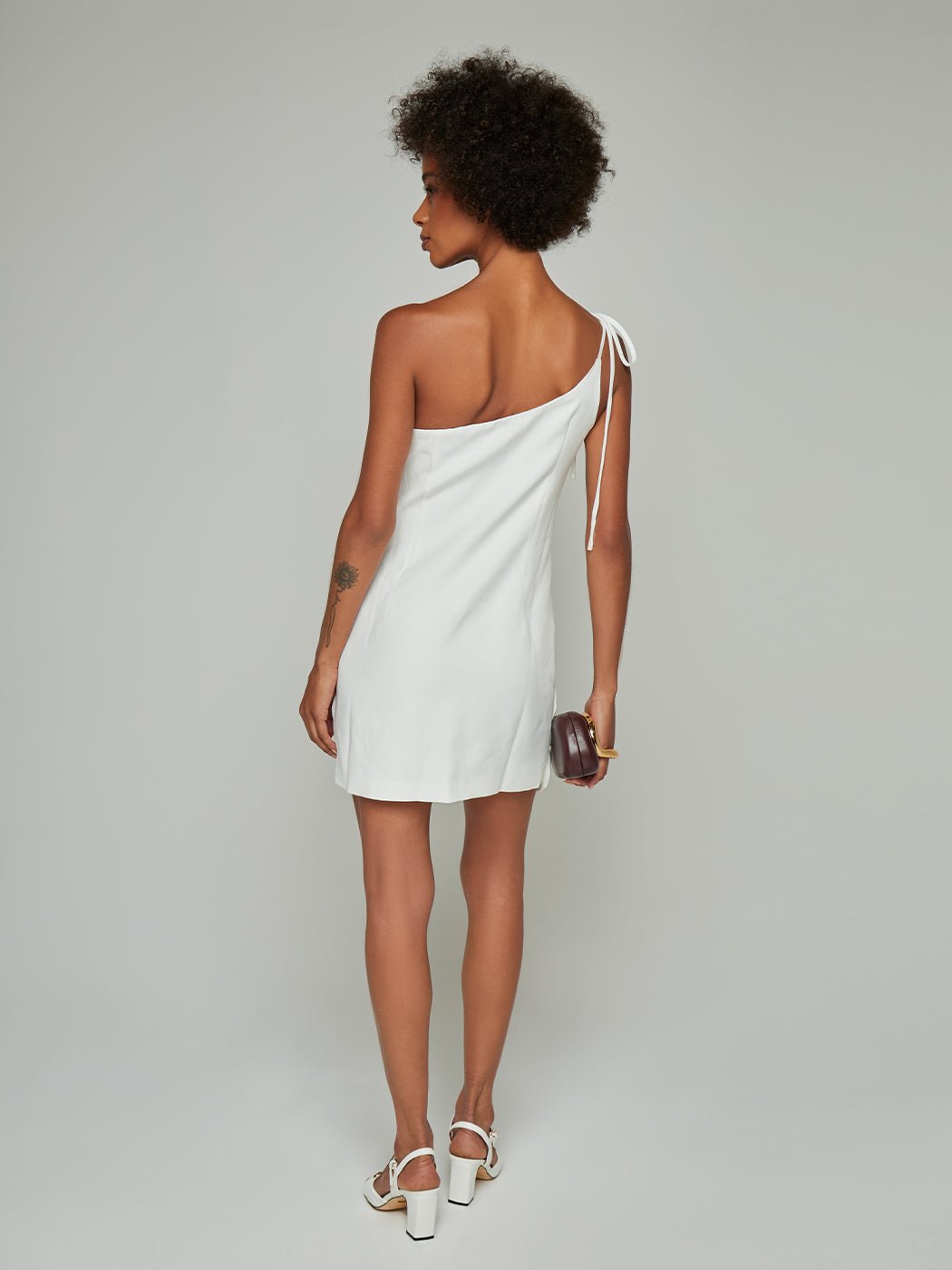 Naomi Asymmetric Patchwork Mini Dress - Glory Connection