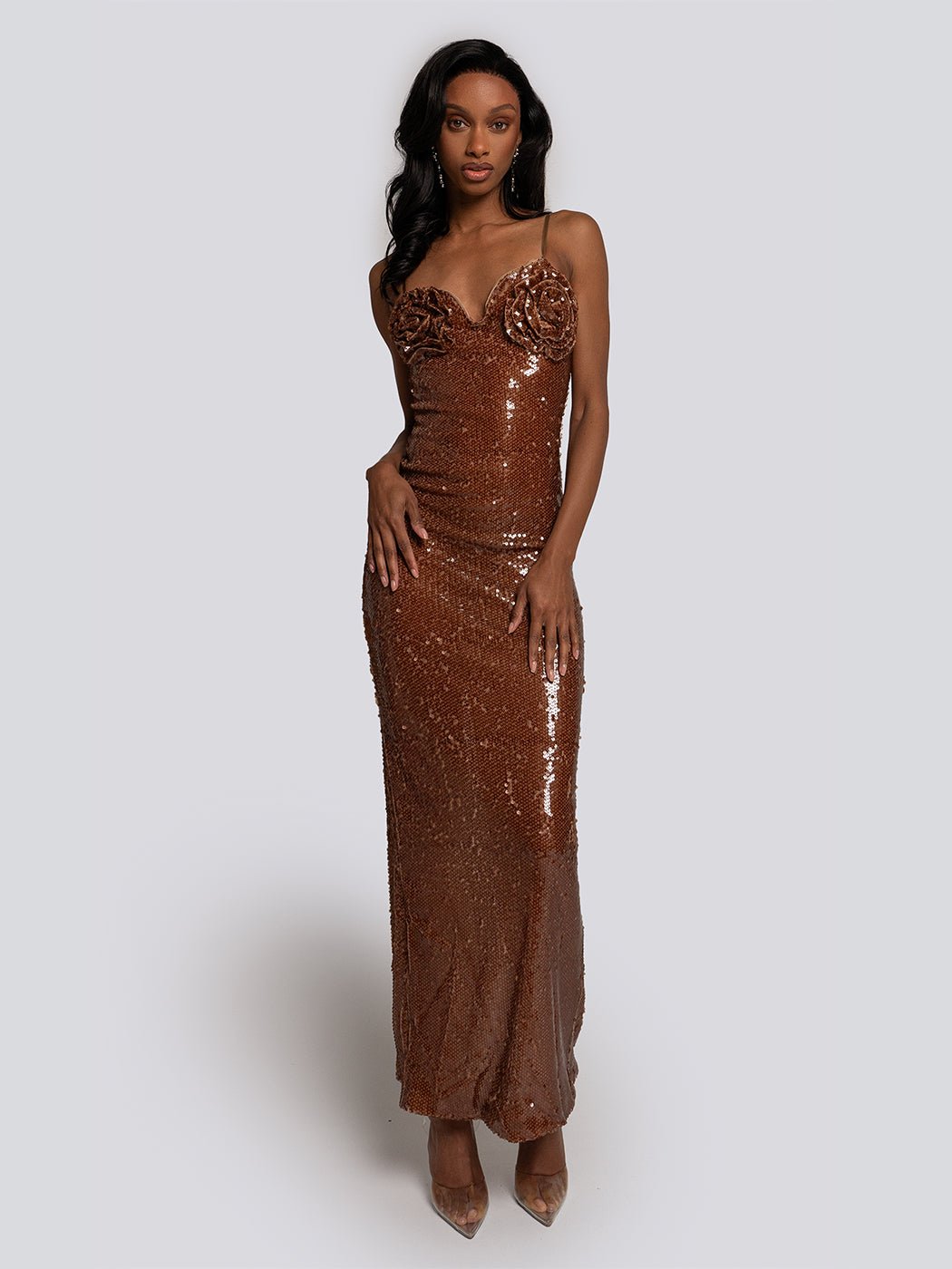 Natalie Sequined Mermaid Maxi Dress - Glory Connection