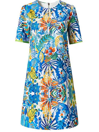 Paloma Tropical Floral Mini Dress