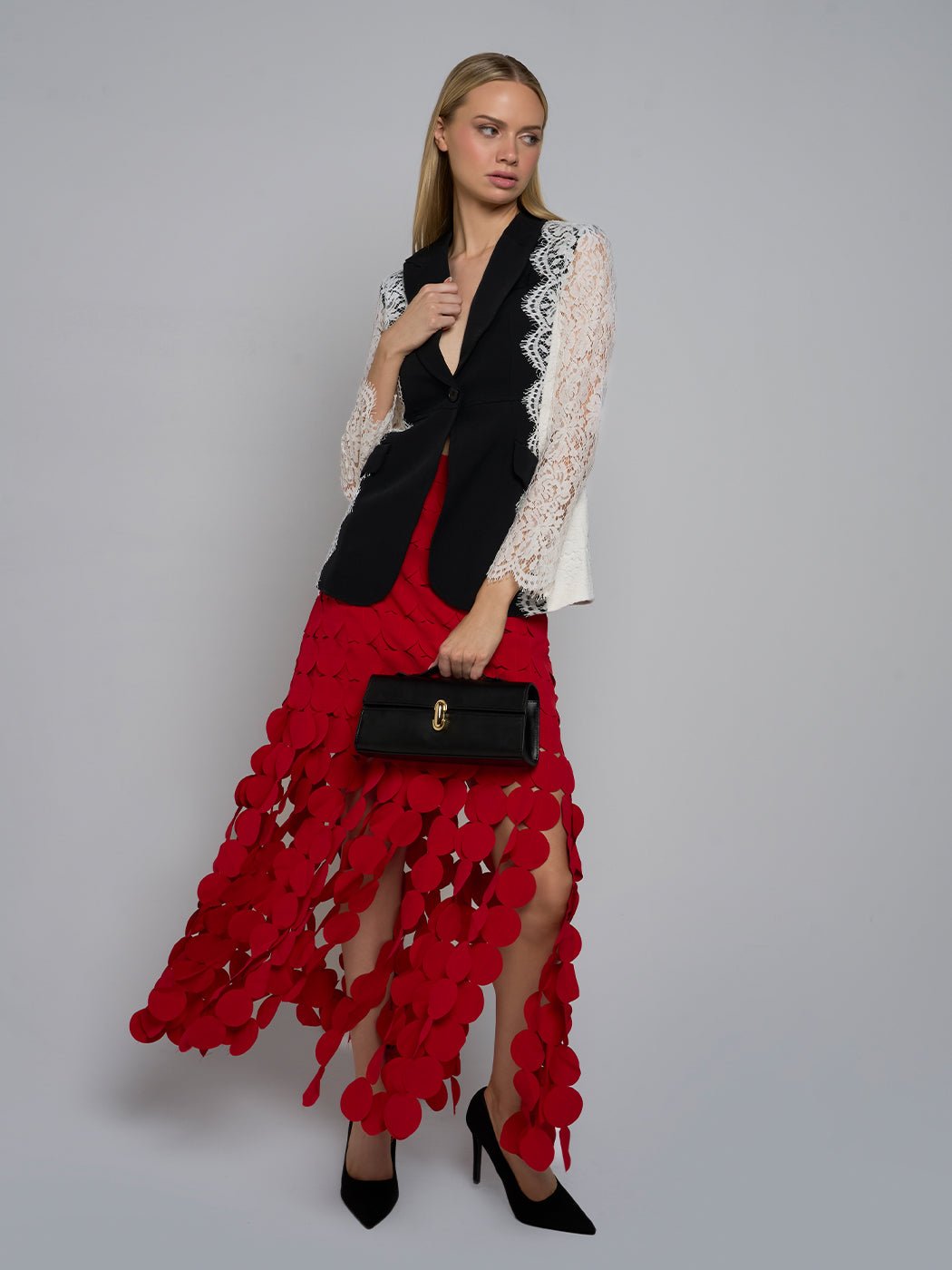 Safina Mesh Long Blazer - Glory Connection