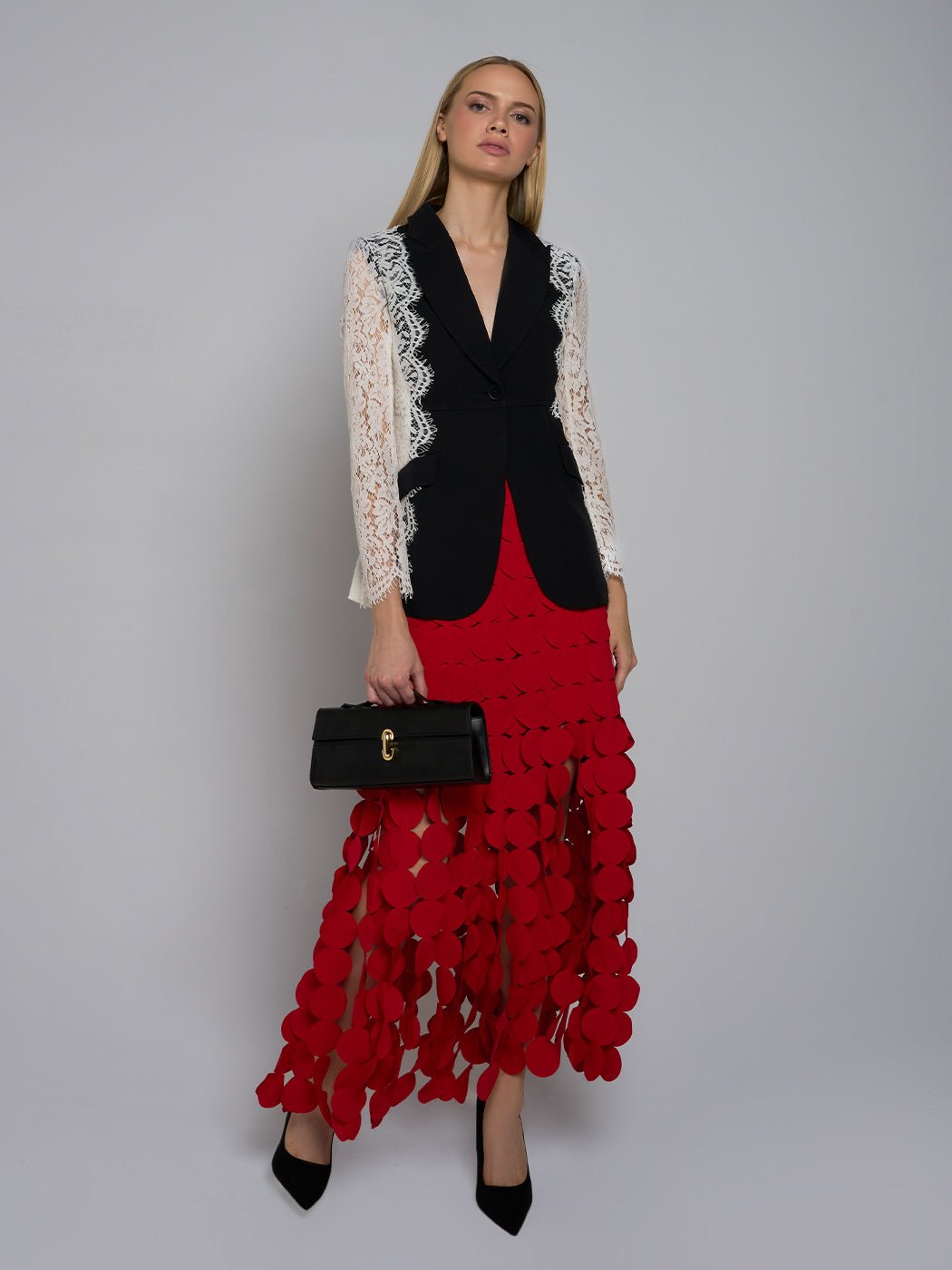 Safina Mesh Long Blazer - Glory Connection
