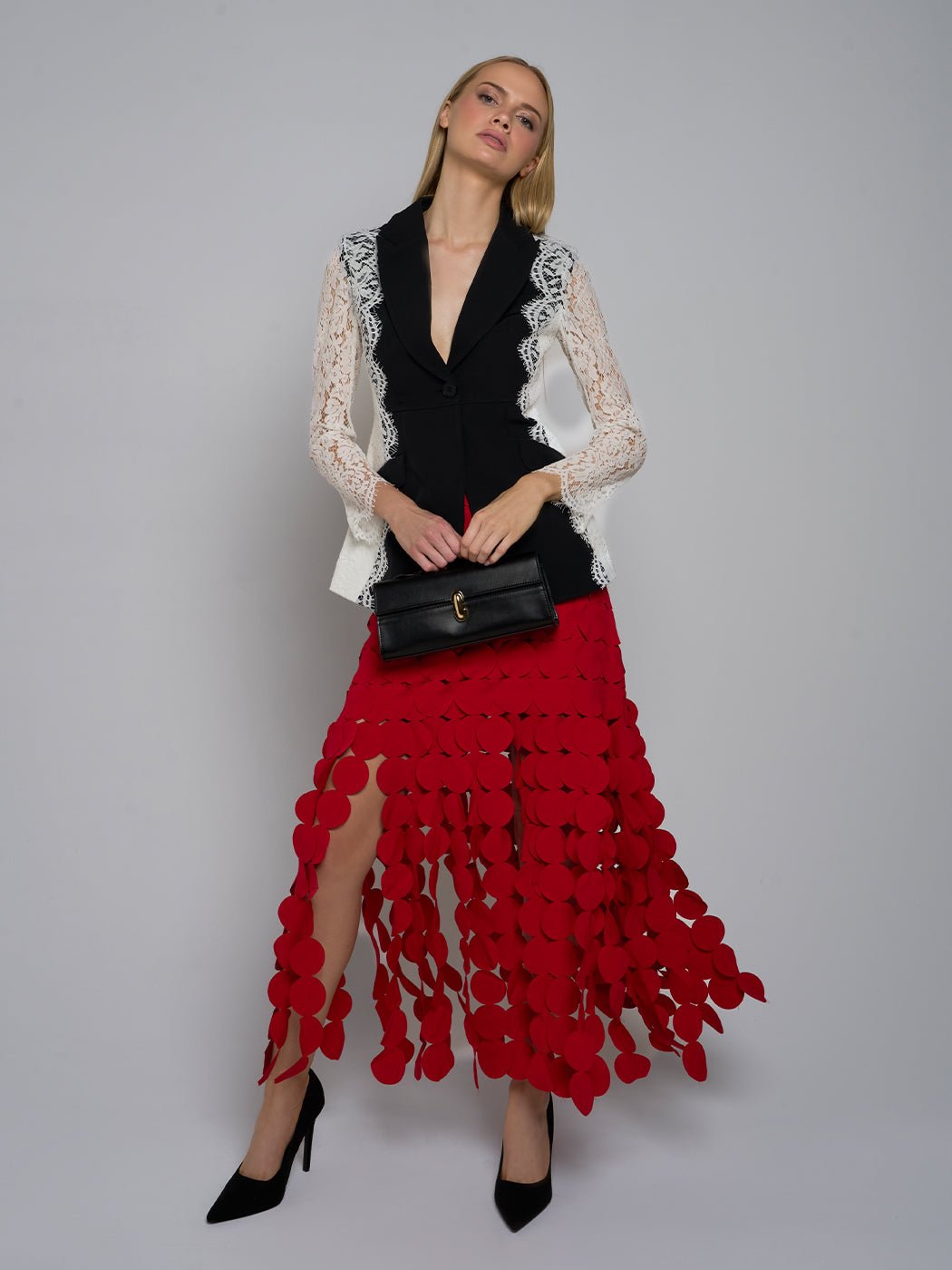 Safina Mesh Long Blazer - Glory Connection