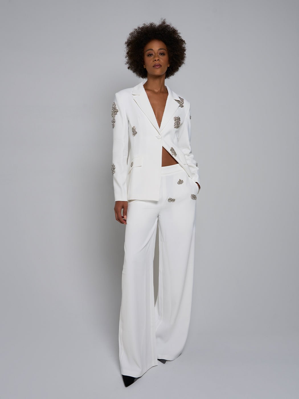 Sanna One - Buttoned Jacket & Pant Set - Glory Connection