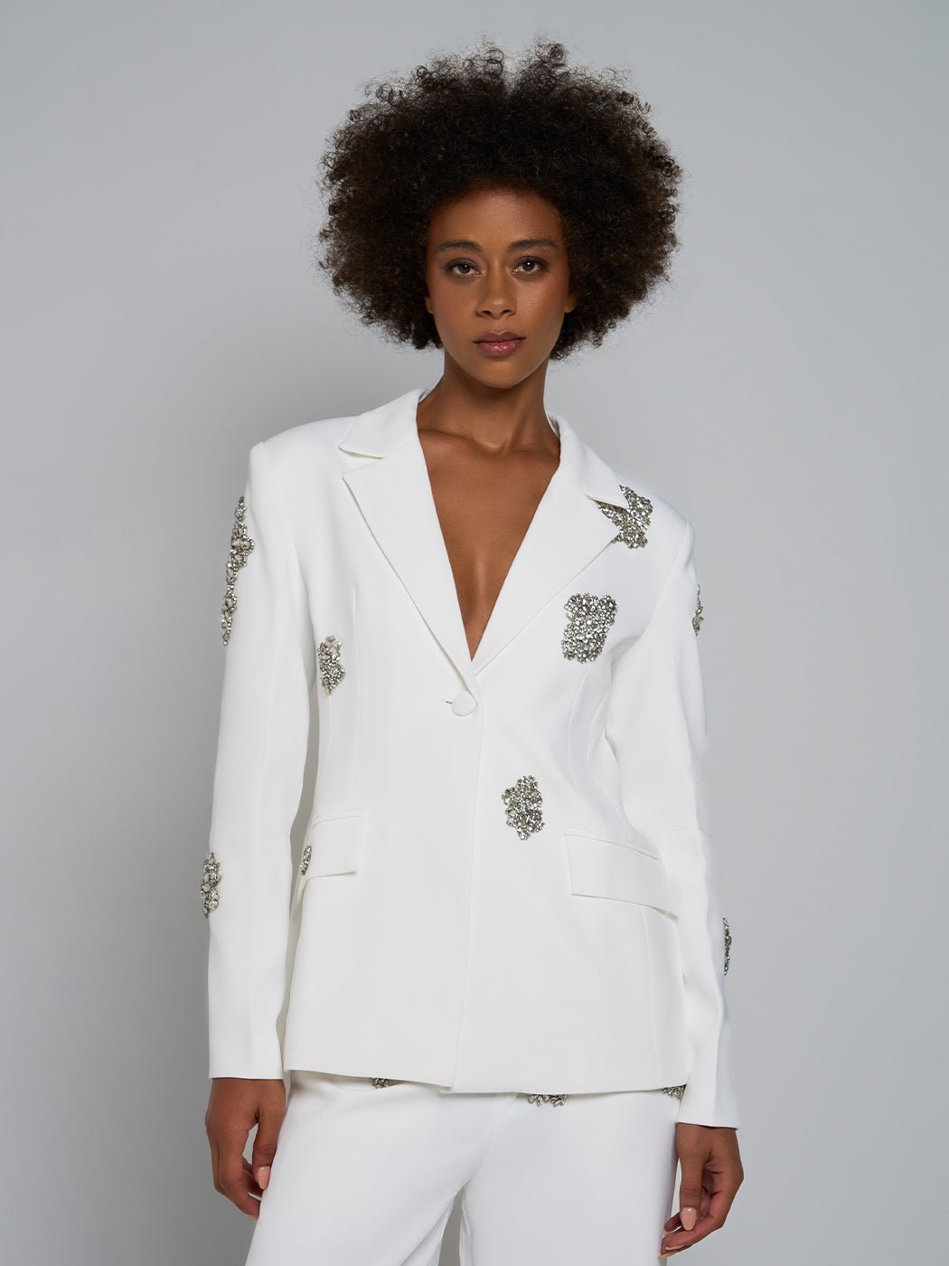 Sanna One - Buttoned Jacket & Pant Set - Glory Connection