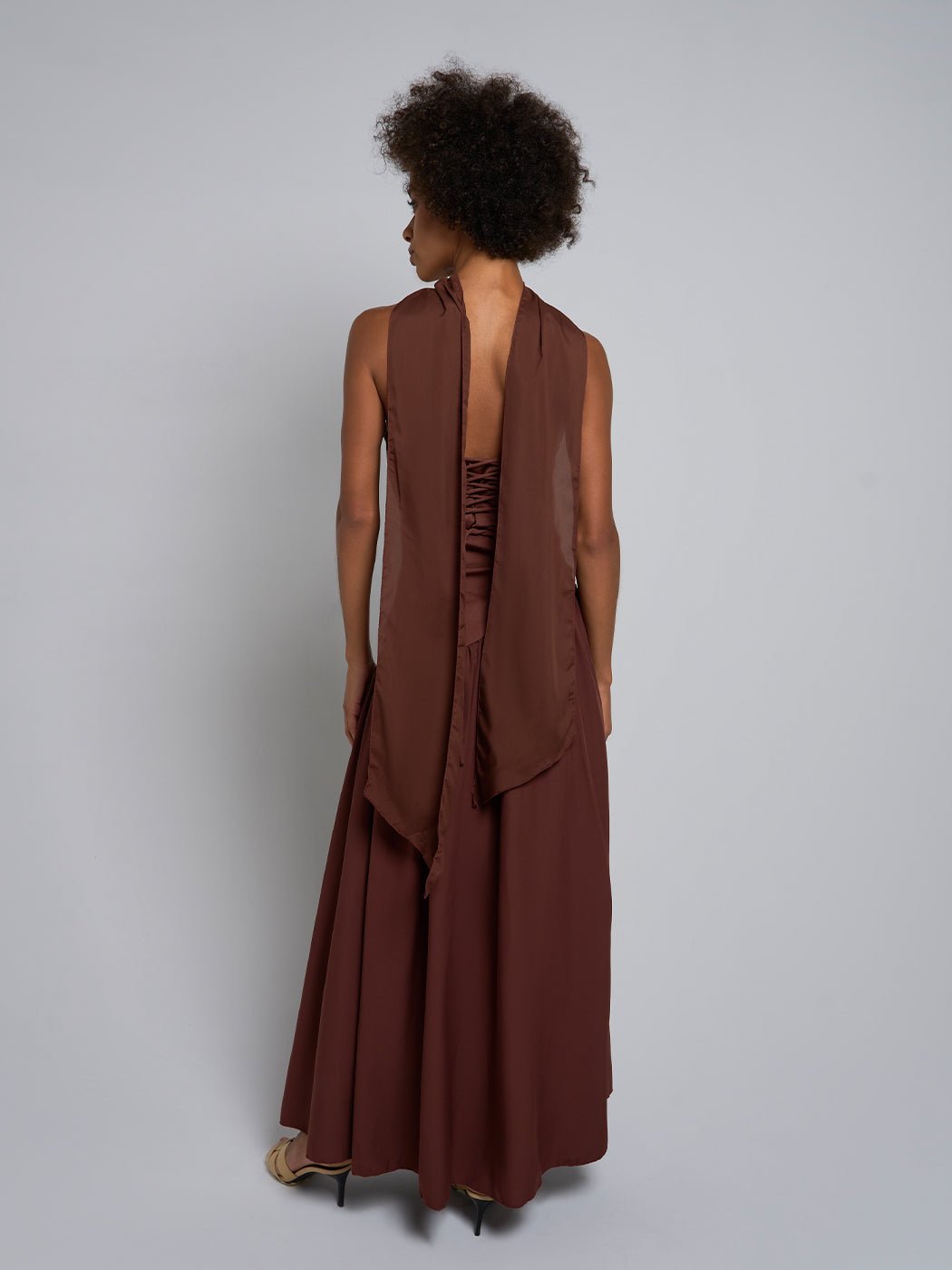 Serah Asymmetric Slit Maxi Dress - Glory Connection