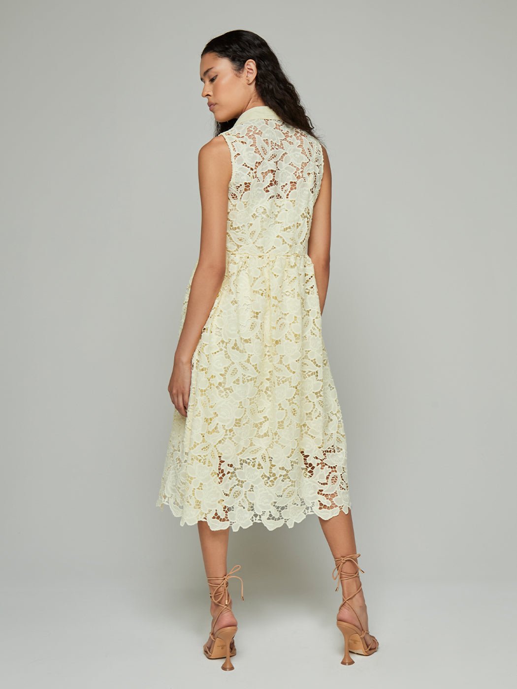 Shawna Sleeveless Lace Midi Dress - Glory Connection