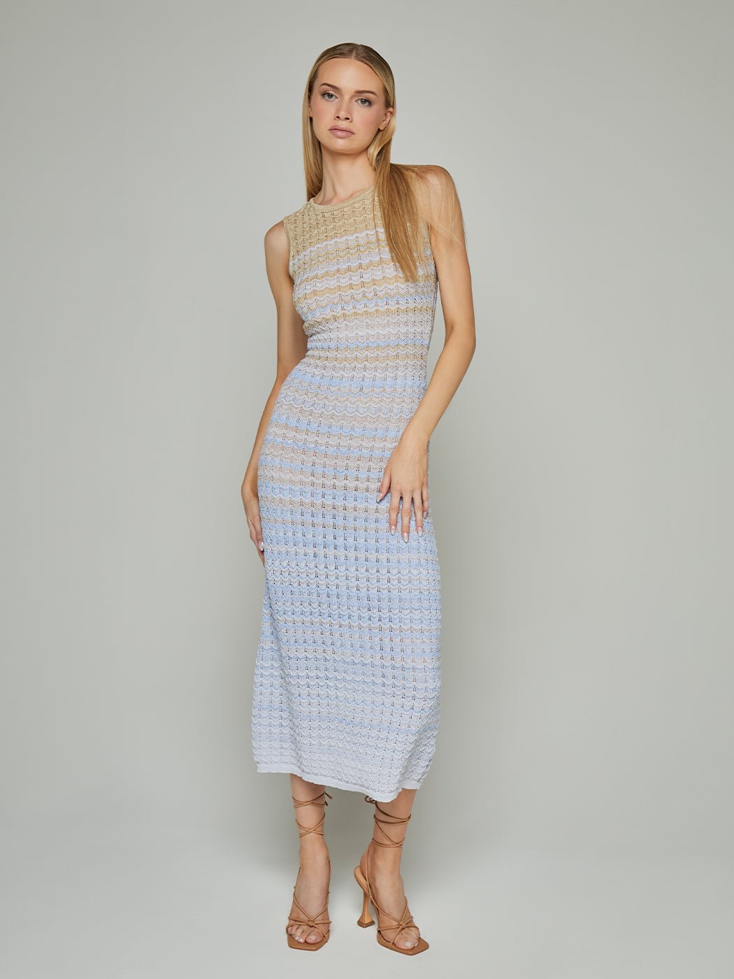 Sue Knit Sleeveless Bodycon Maxi Dress - Glory Connection