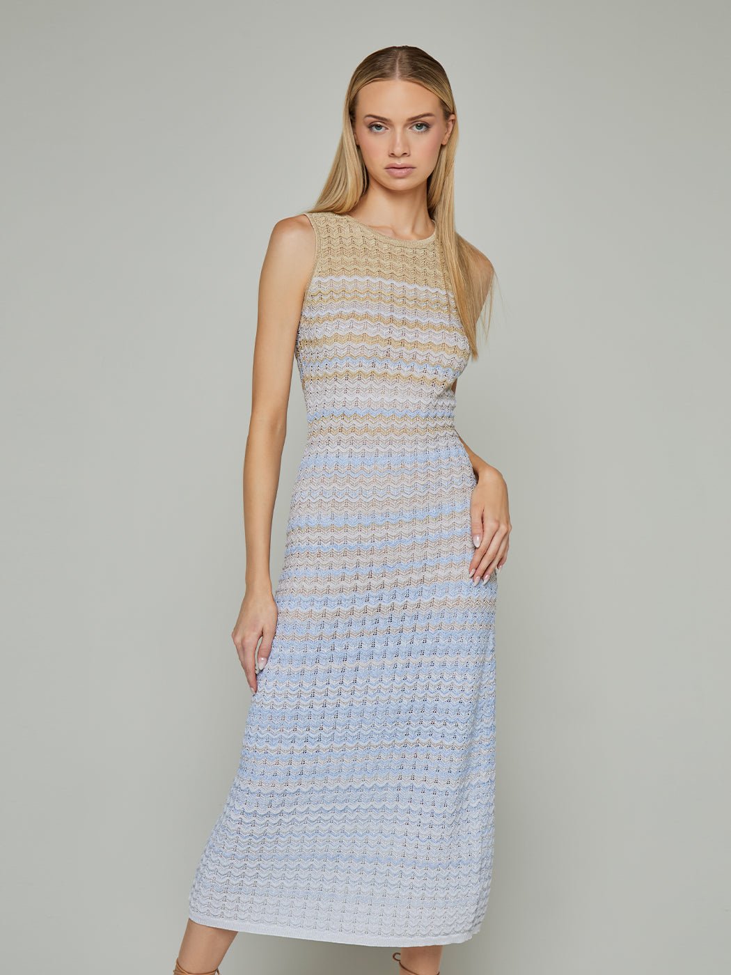 Sue Knit Sleeveless Bodycon Maxi Dress - Glory Connection