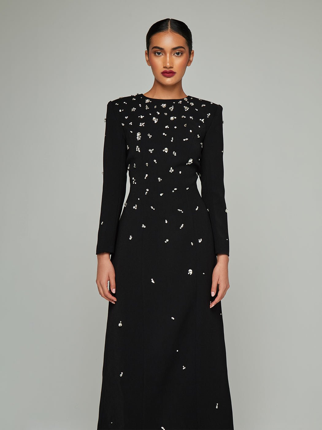 Tara Rhinestone Embellished Maxi Dress - Glory Connection