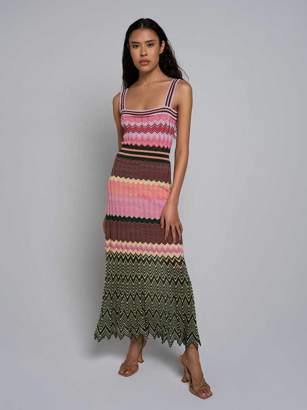 Teena Color - Block Maxi Dress - Glory Connection