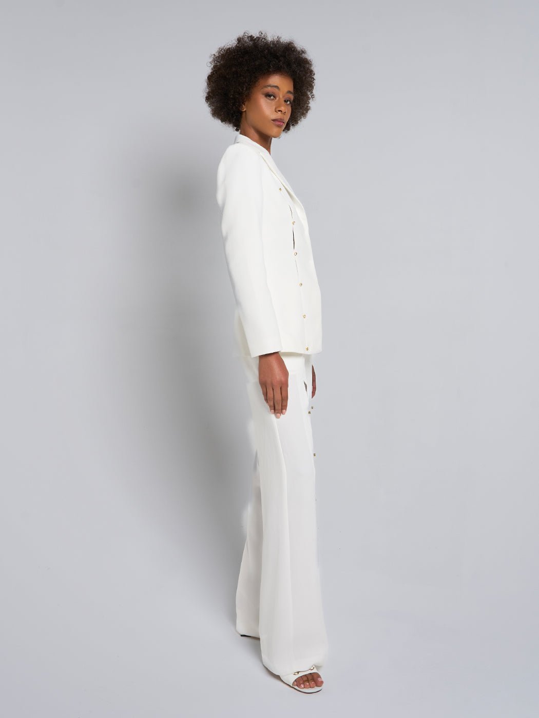 Trina Embellished Lapel Blazer & Pant Set - Glory Connection
