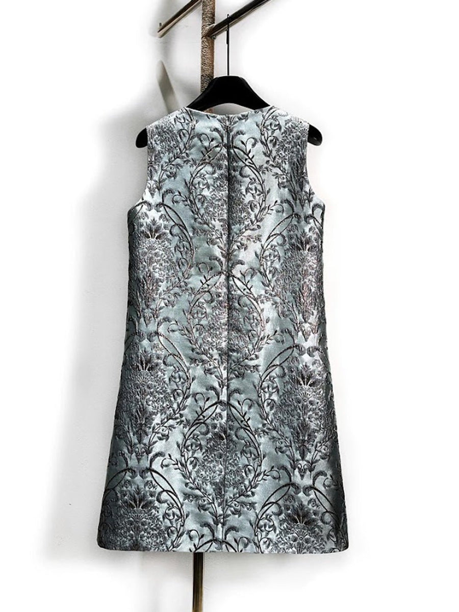prada jacquard print mini dress Vivienne Crystal 2025/7/28 Shoe Size (UK):6.5 Ralph Lauren Metallic Knit Imported.