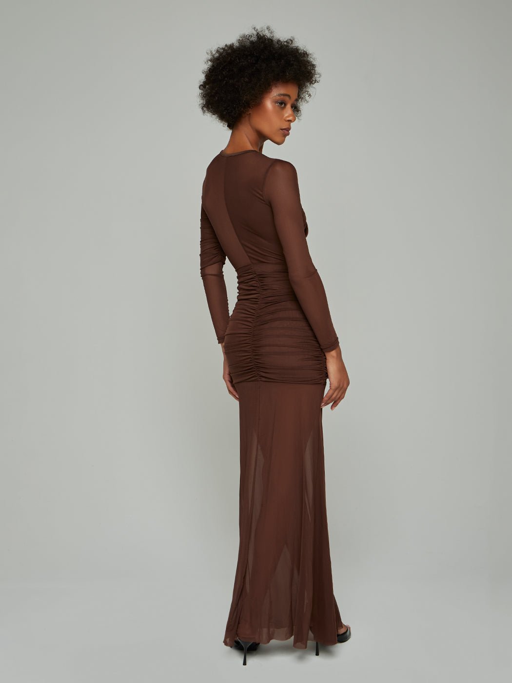 Zia Criss - Cross Mesh Maxi Dress - Glory Connection