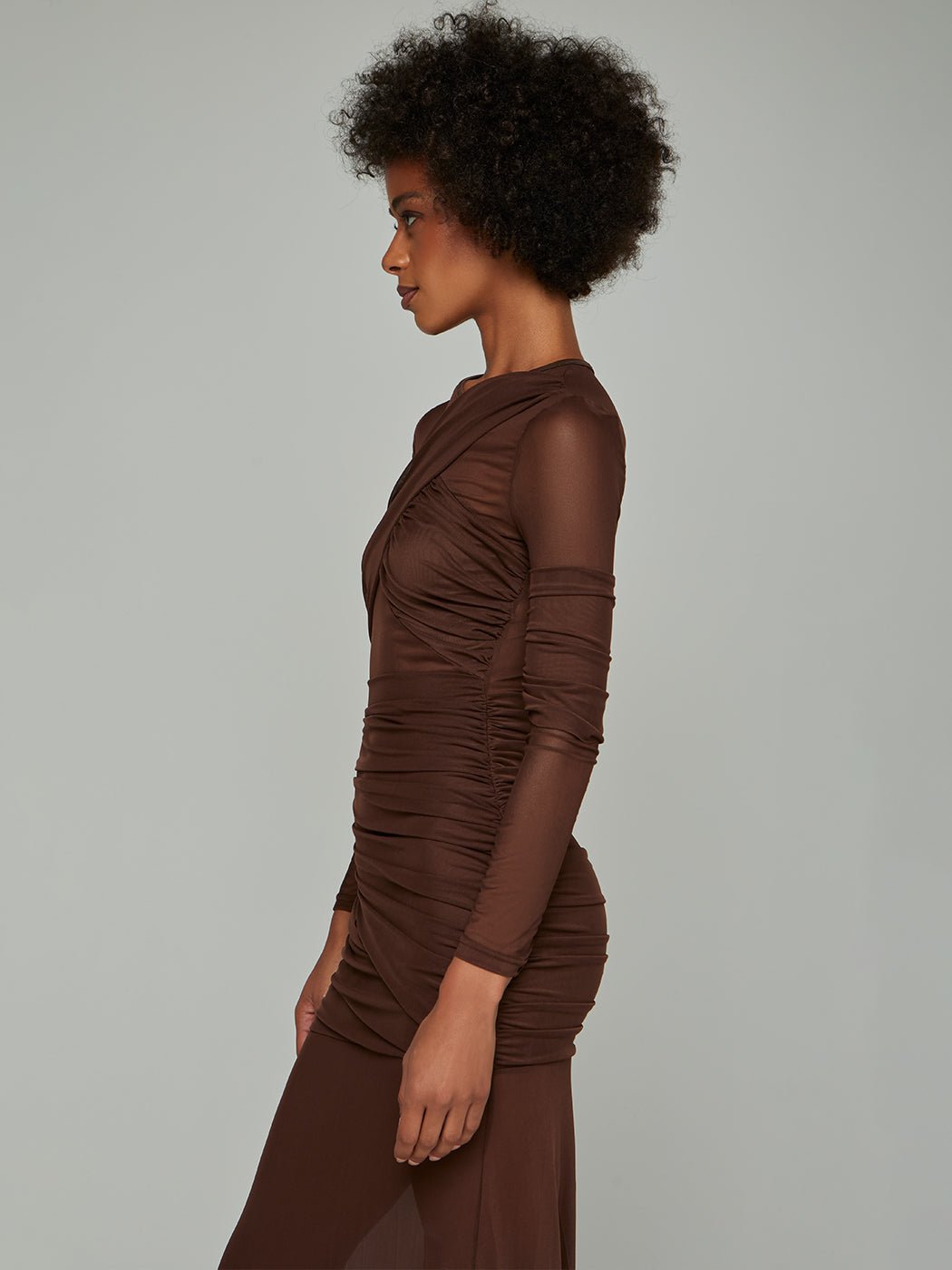 Zia Criss - Cross Mesh Maxi Dress - Glory Connection