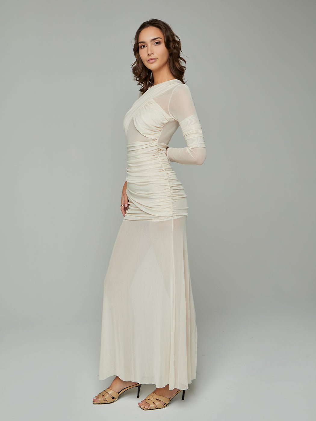 Zia Criss - Cross Mesh Maxi Dress - Glory Connection