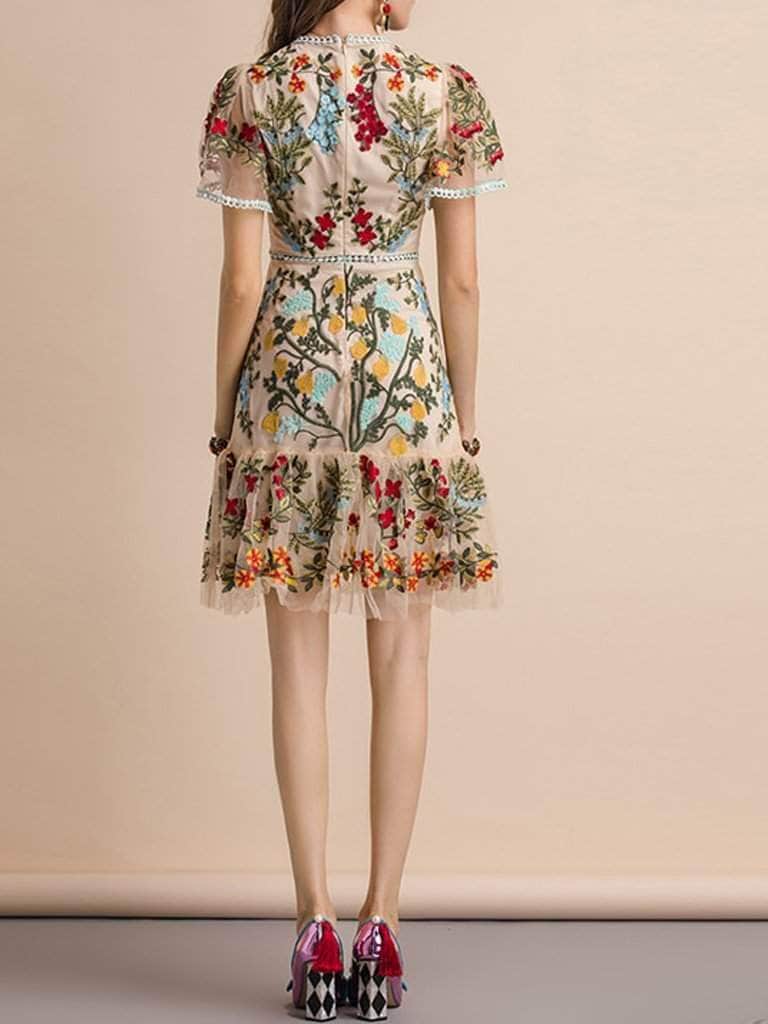 Aliana Floral Mini Dress - Glory Connection