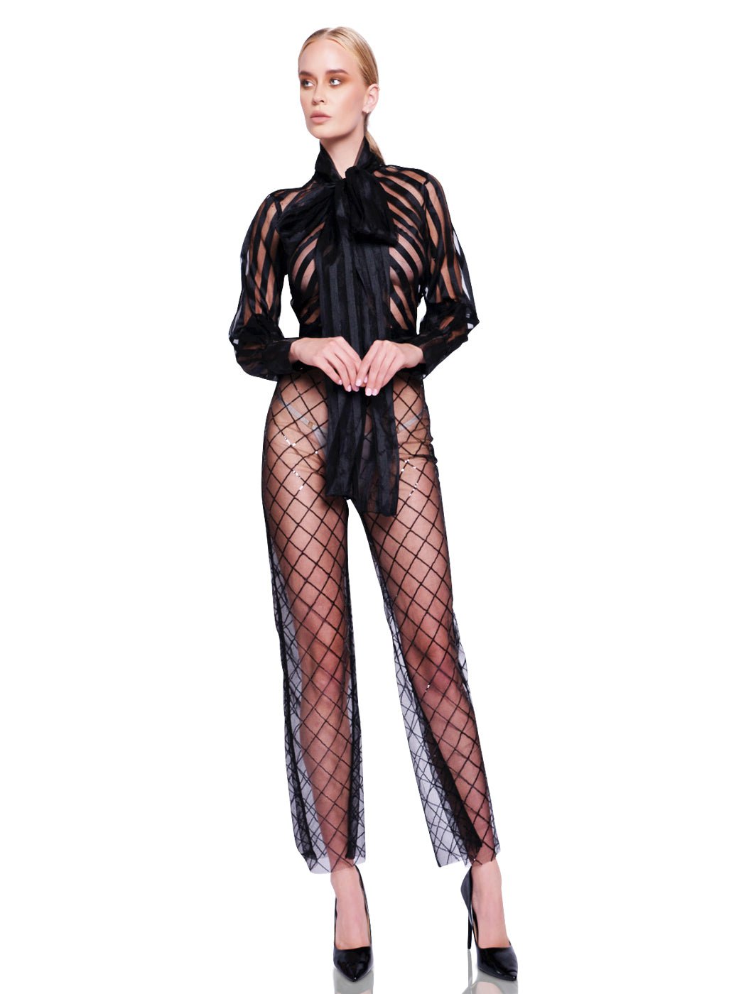 Celeste High-Waist Sequin Pants - Glory Connection