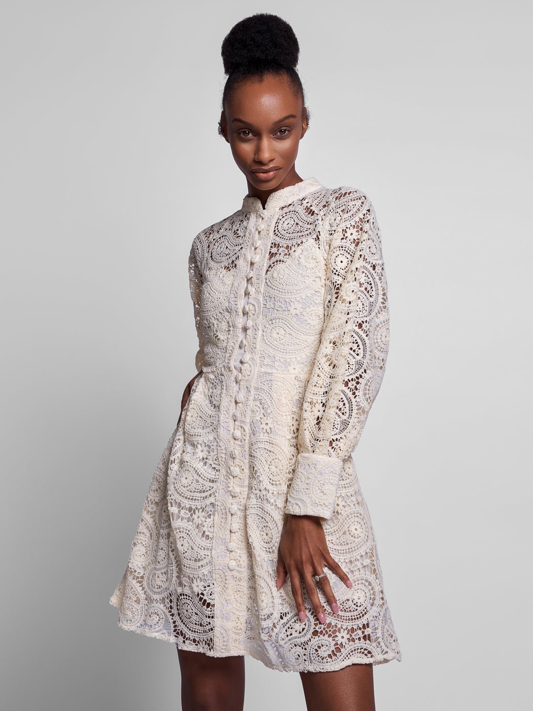 Chapin Vintage Lace Mini Dress - Glory Connection