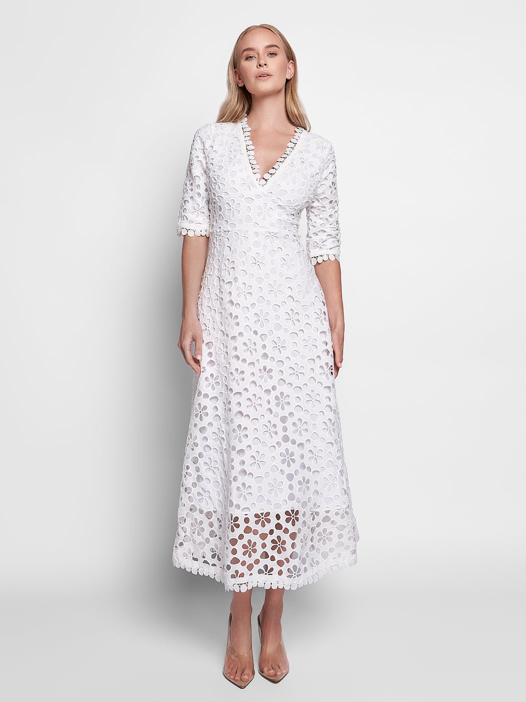 Dallas Embroidery Maxi Dress - Glory Connection