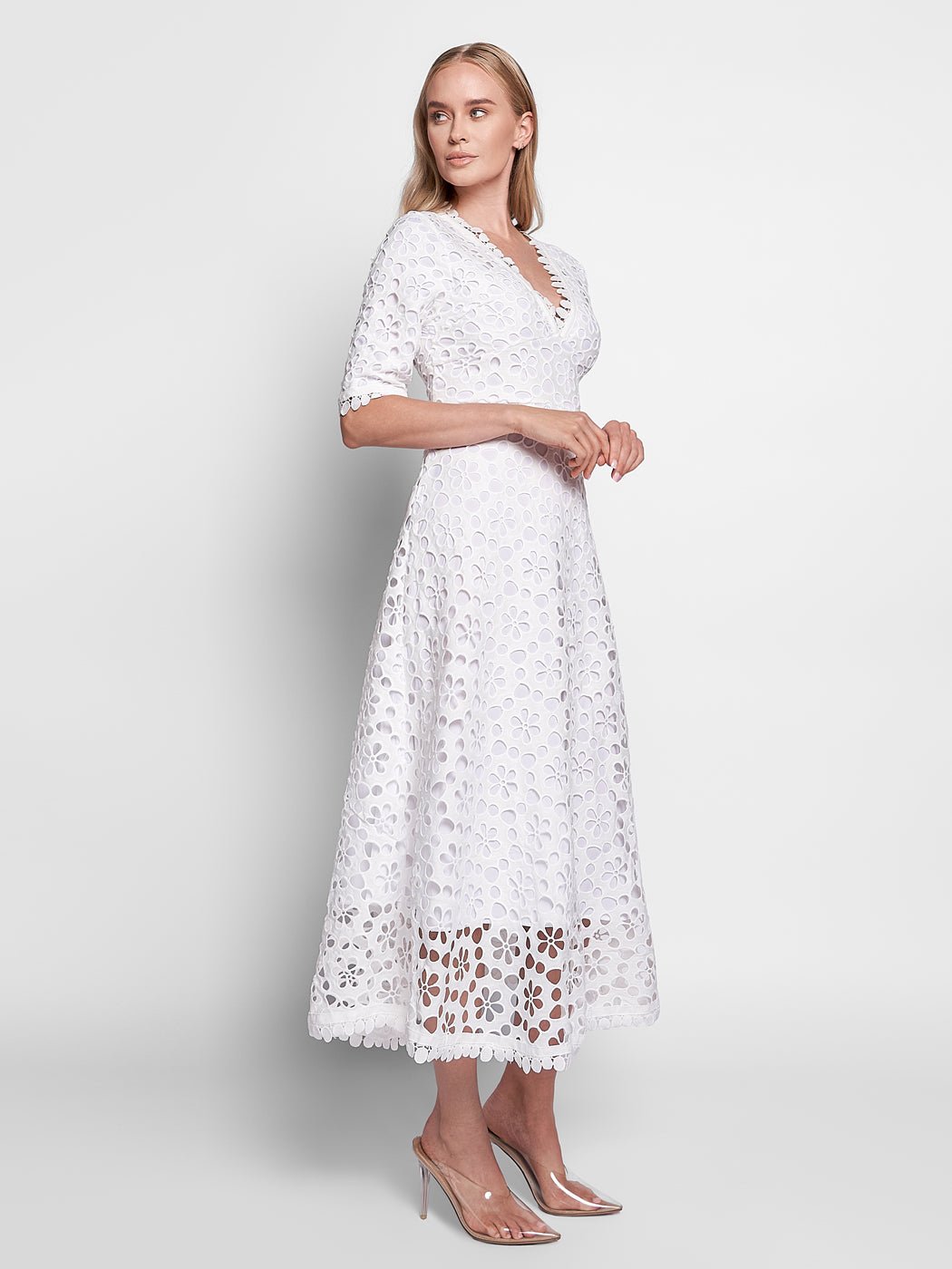 Dallas Embroidery Maxi Dress - Glory Connection