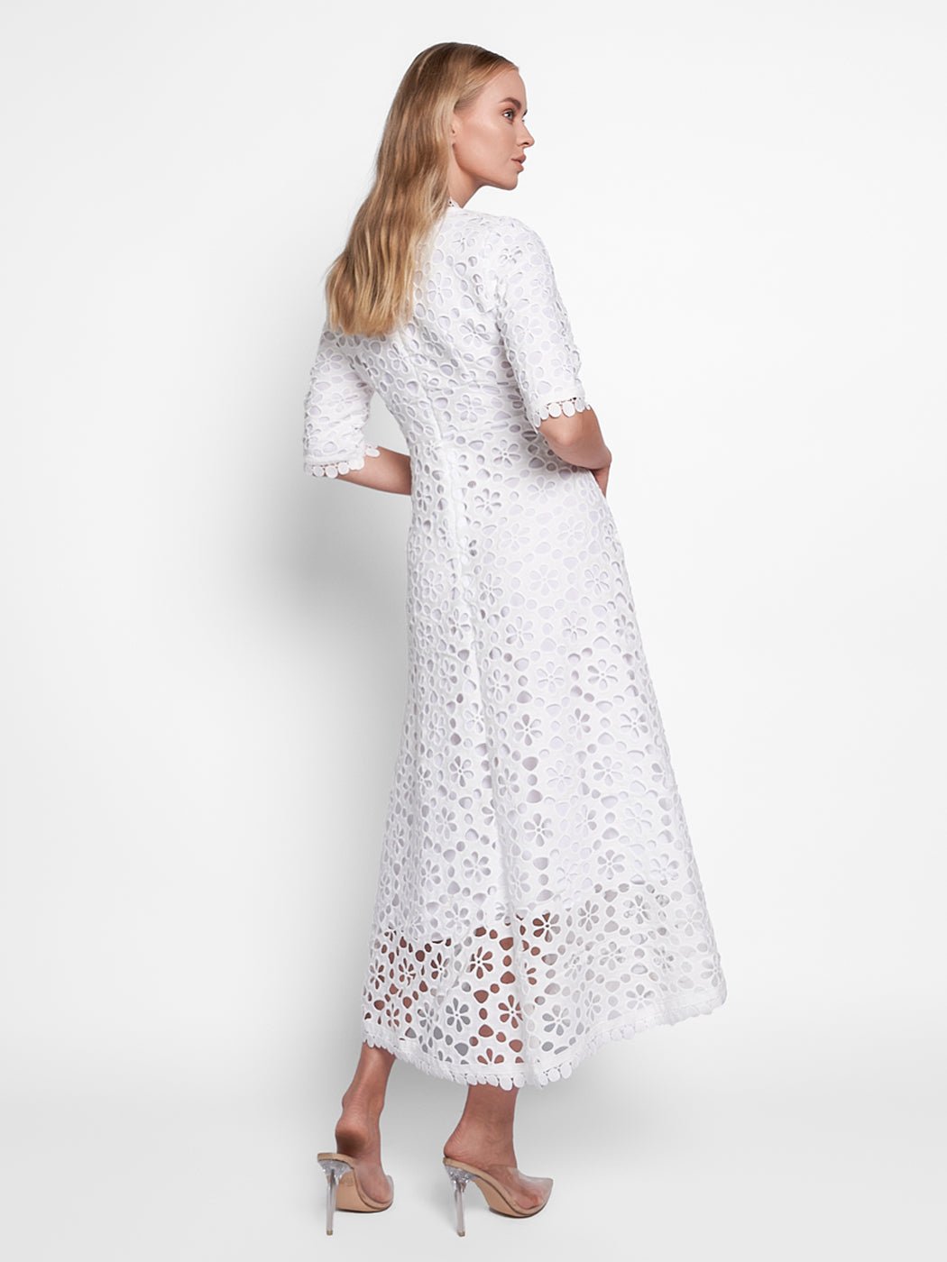 Dallas Embroidery Maxi Dress - Glory Connection