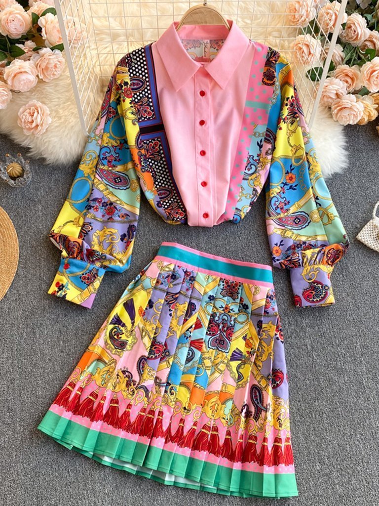Doja Shirt & Skirt Set - Glory Connection