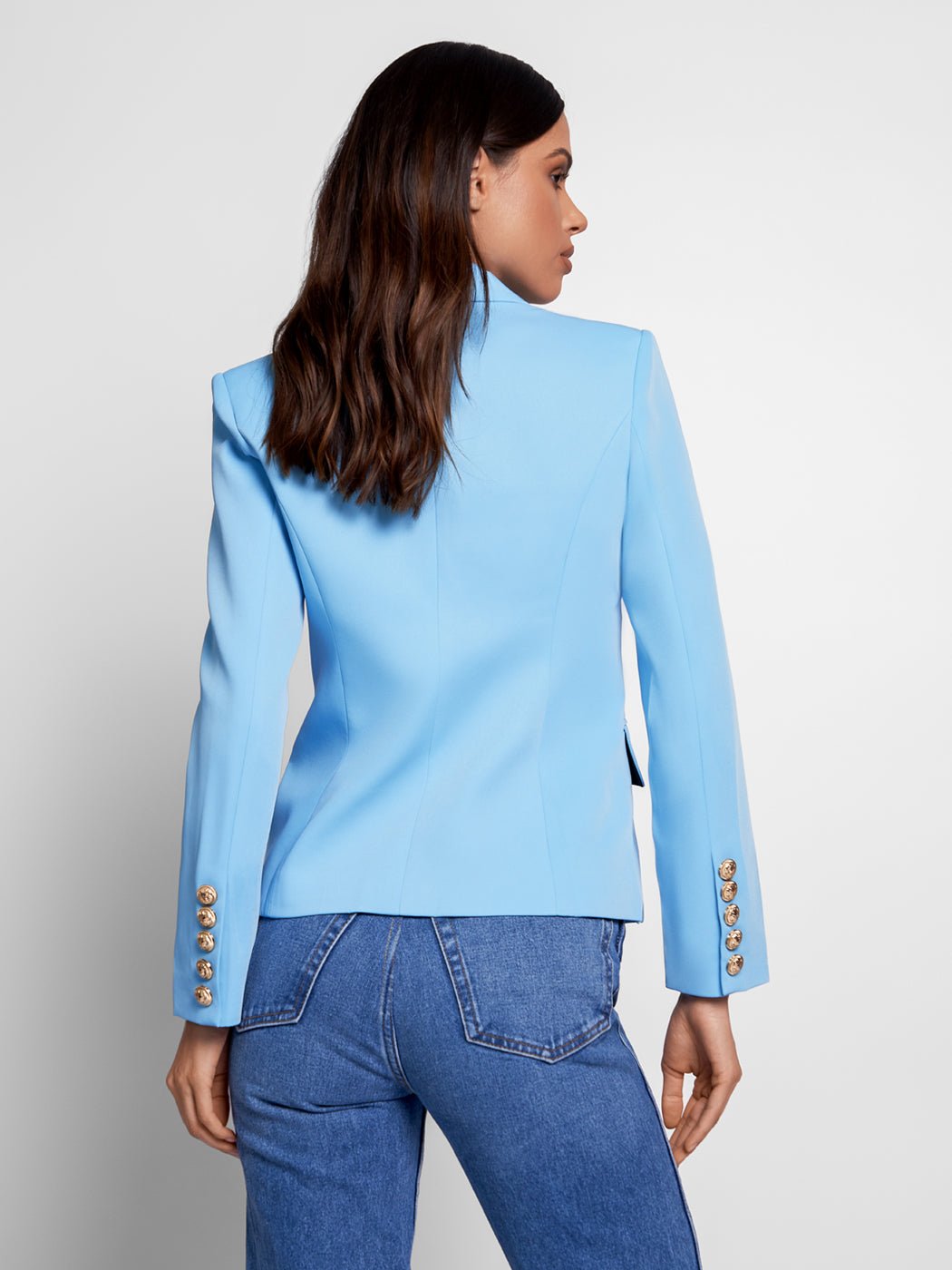 Double-Breasted Jacket in Blue - Glory Connection