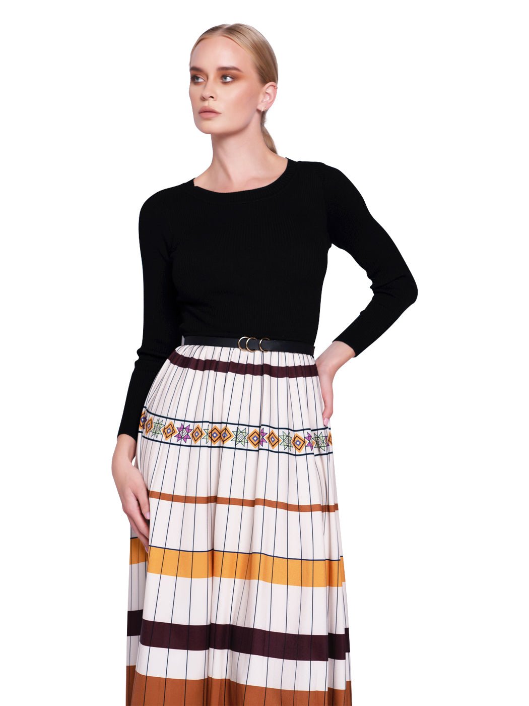 Elody Knitted Midi Dress - Glory Connection