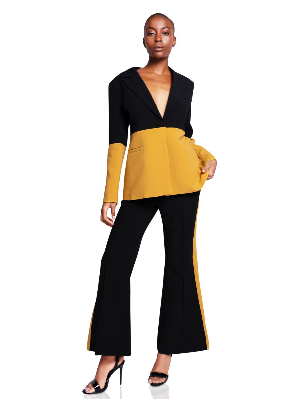 "EveryWhere" Blazer + Pants Suit In Black - Glory Connection