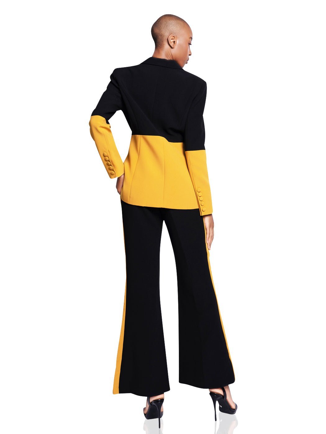 "EveryWhere" Blazer + Pants Suit In Black - Glory Connection