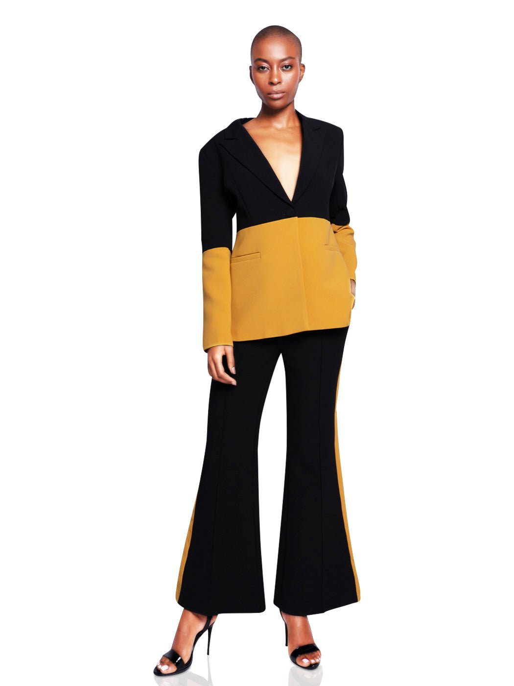 "EveryWhere" Blazer + Pants Suit In Black - Glory Connection