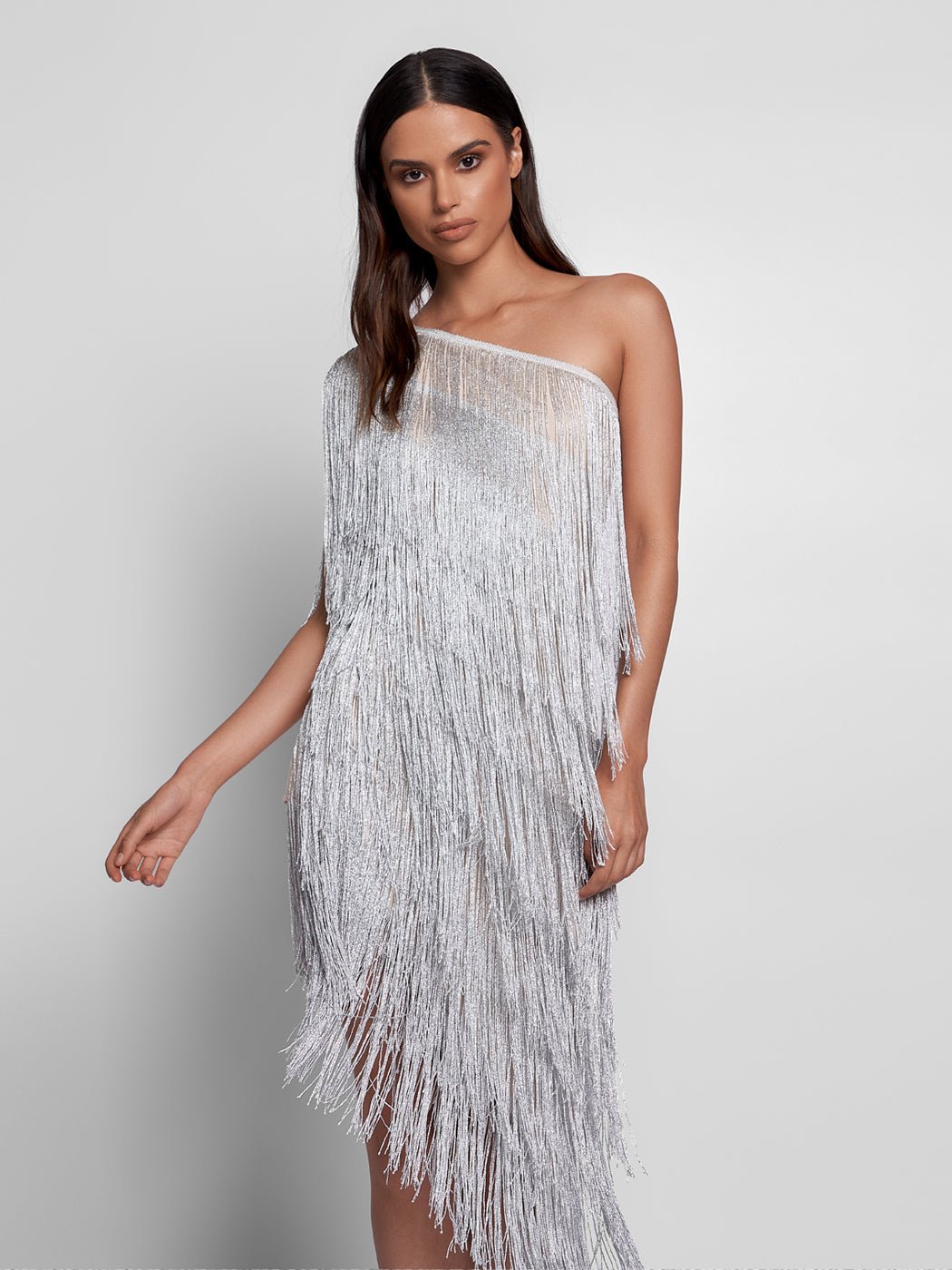 Gianna Asymmetrical Fringe Dress - Glory Connection