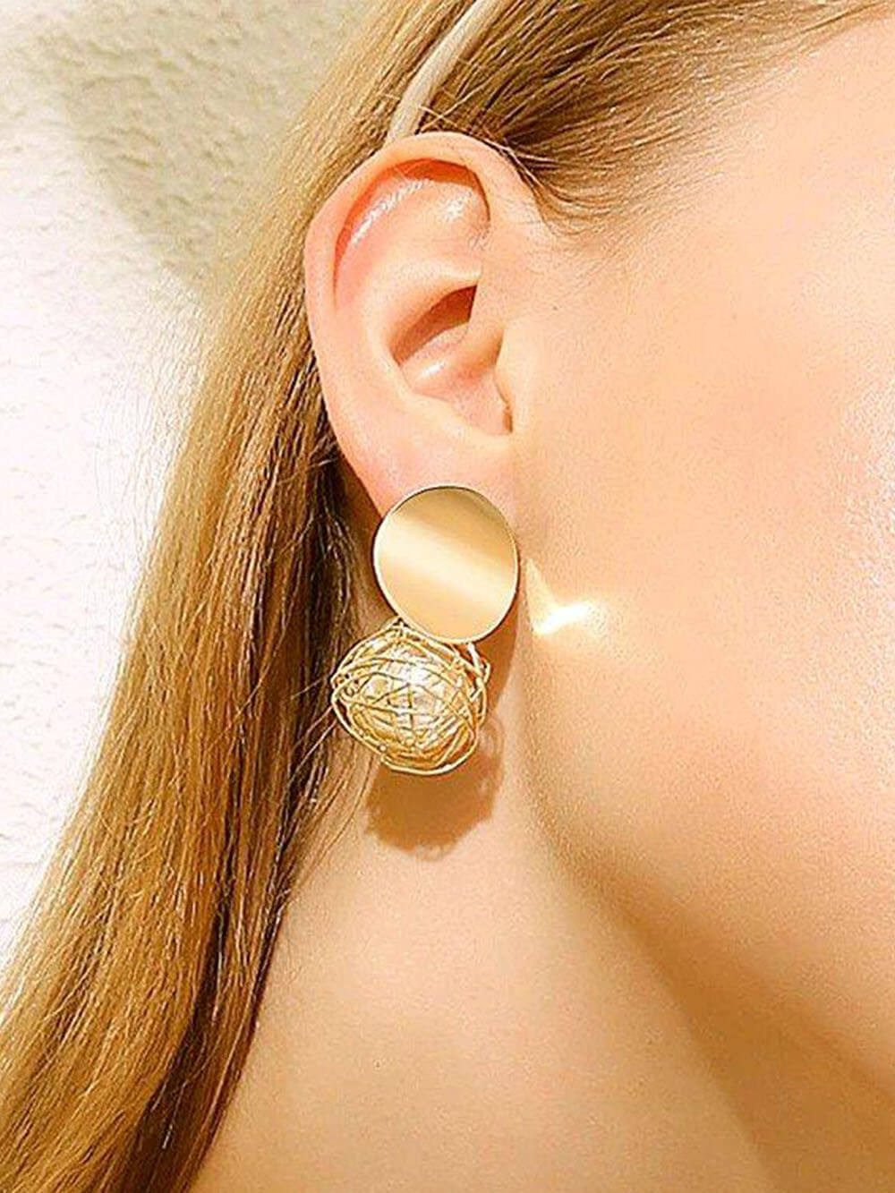 Golden Ball Earrings - Glory Connection