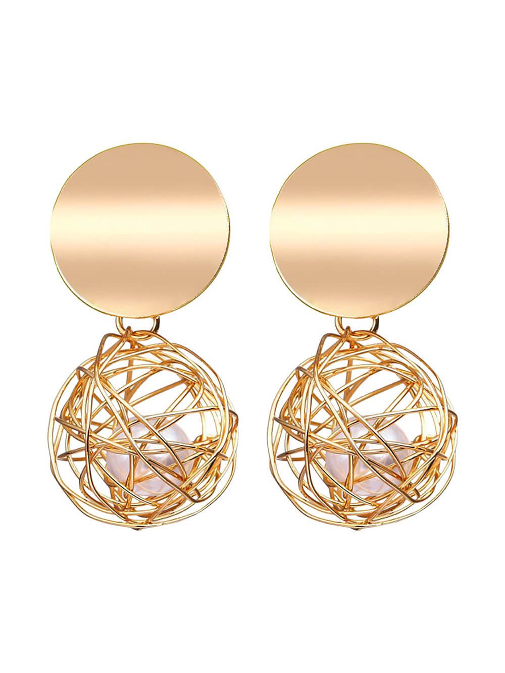 Golden Ball Earrings - Glory Connection
